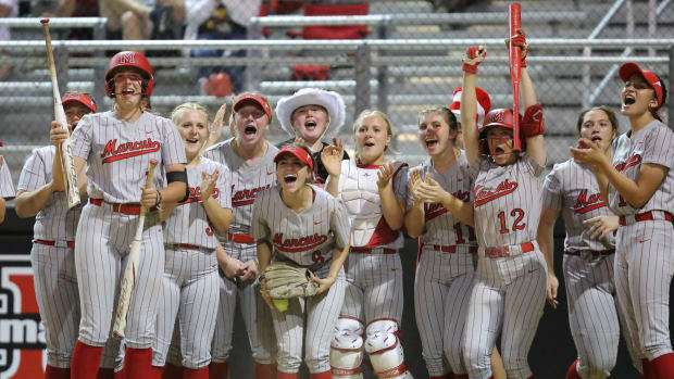 Flower Mound Marcus Plano Texas softball 041923 Brian McLean 20